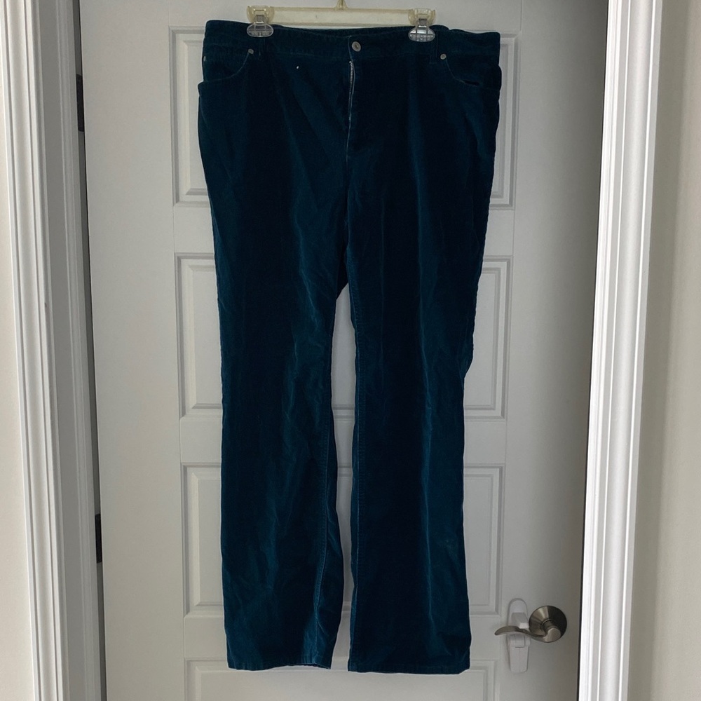 J. Jill Teal Flare Jeans